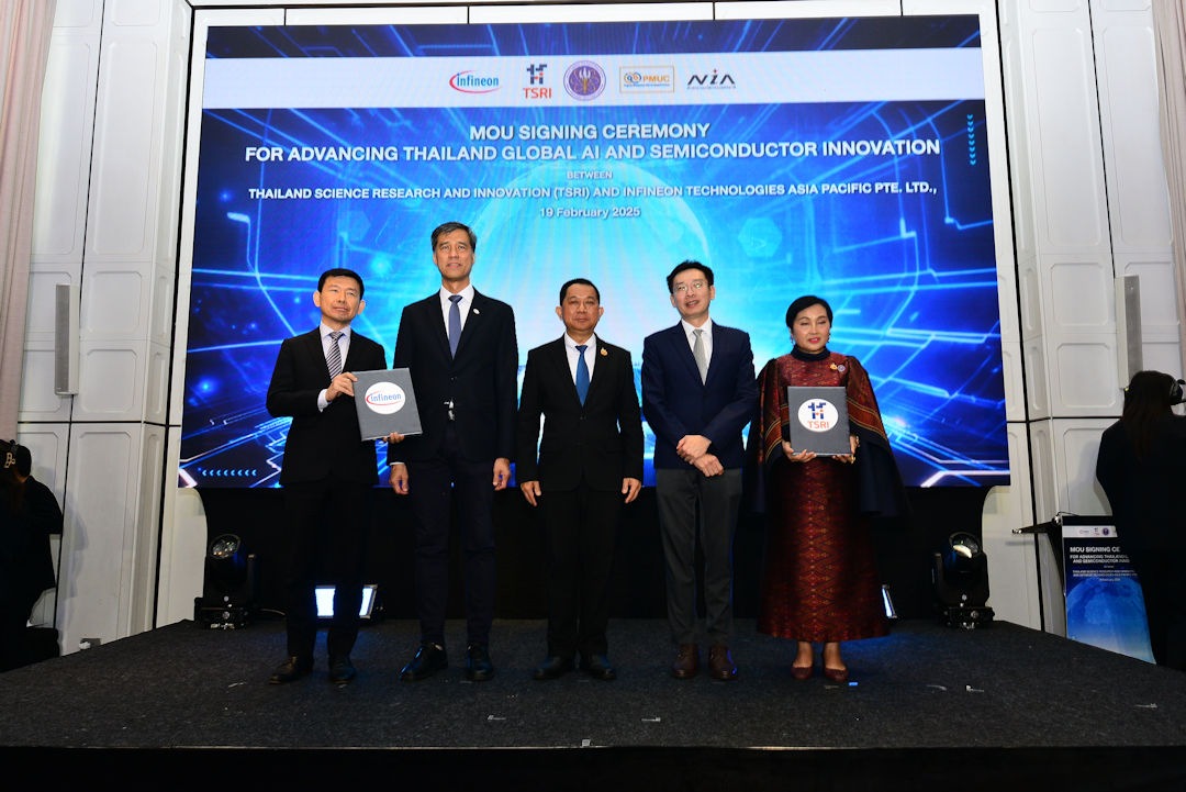 Infineon teams up with Thailand Science Research and Innovation to drive innovation ecosystem in Thailand