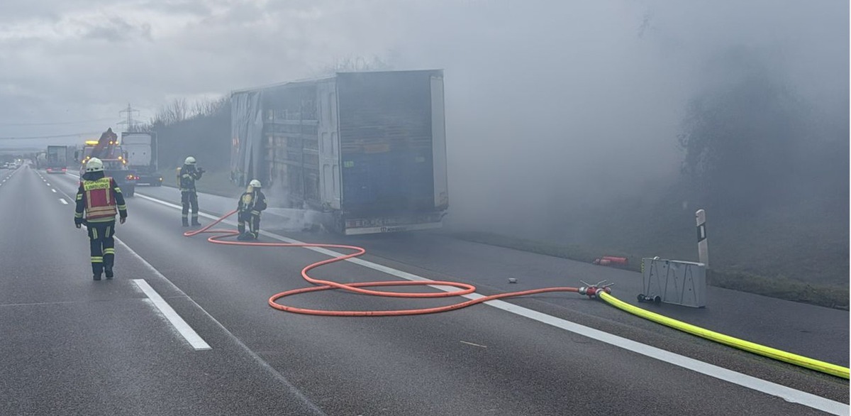 POL-WI: LKW-Brand auf der A3 im Bereich der Stadt Limburg