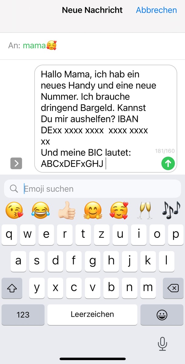 POL-WAF: Beckum. Betrug durch falsche WhatsApp