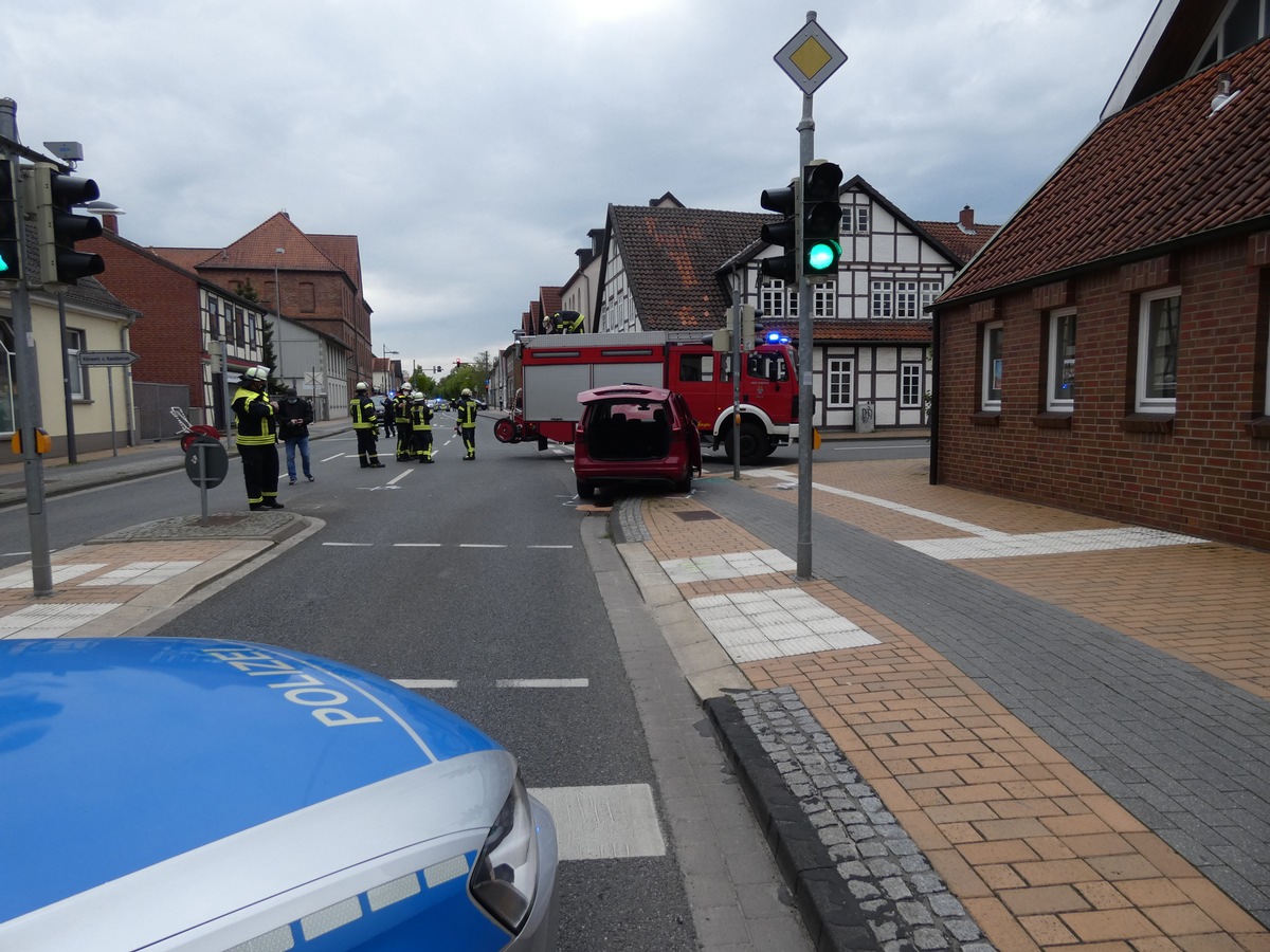 POL-CE: Verkehrsunfall nach Krankheitsfall