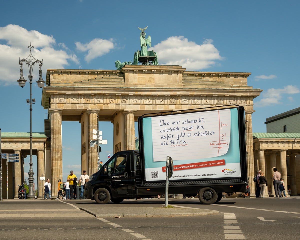 Startschuss für die Kampagne Geschmäcker sind verschieden / Ein Geschmacksdiktat schmeckt niemandem