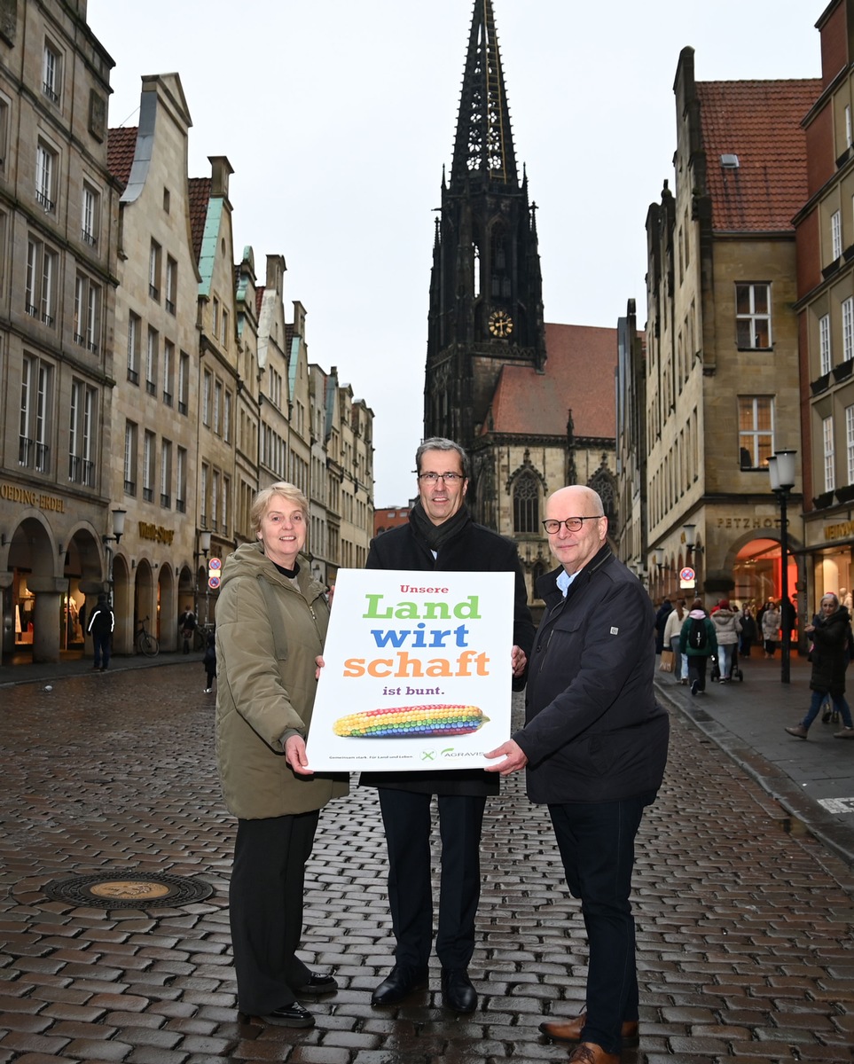 Landwirtschaft zeigt Flagge: Agravis Raiffeisen AG, WLV und Westfleisch stehen für demokratische Werte ein