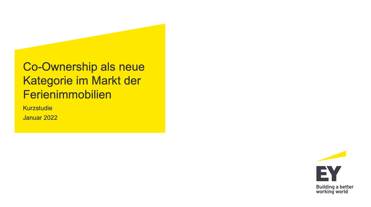 Neue EY-Studie: Co-Ownership ermöglicht jedem vierten Deutschen Eigentum an hochwertiger Ferienimmobilie