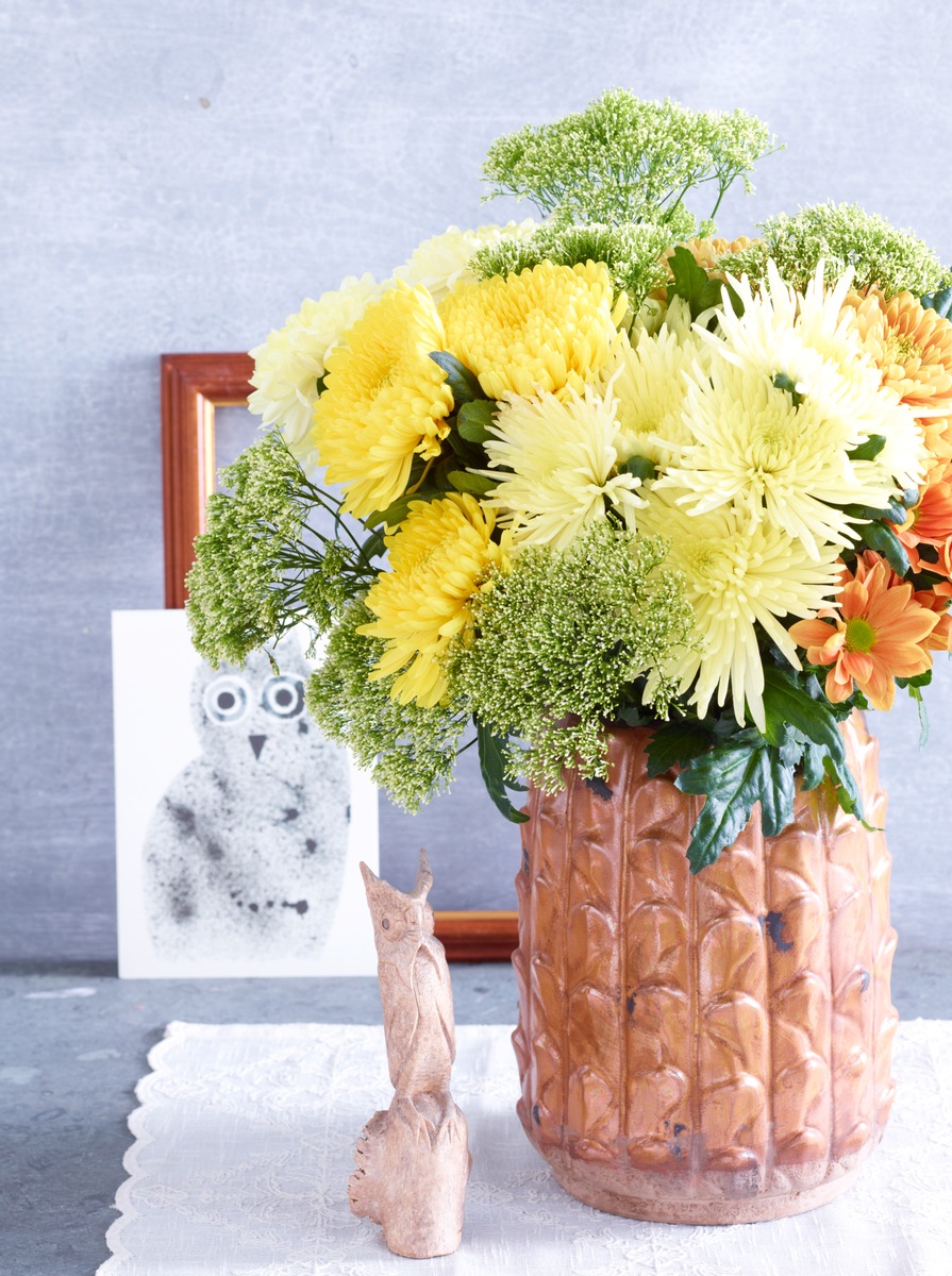 Im Zeichen der Chrysantheme / Natur pur: &quot;Back to the roots&quot; mit der Chrysantheme