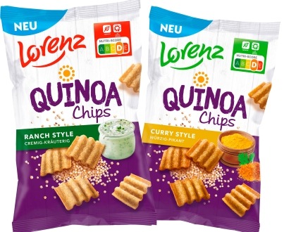 Presseinformation Lorenz: Quinoa Chips - der Snack mit Superfood