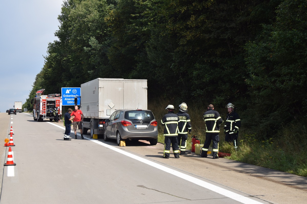 POL-PDKL: Ungebremst auf Lastwagen aufgefahren