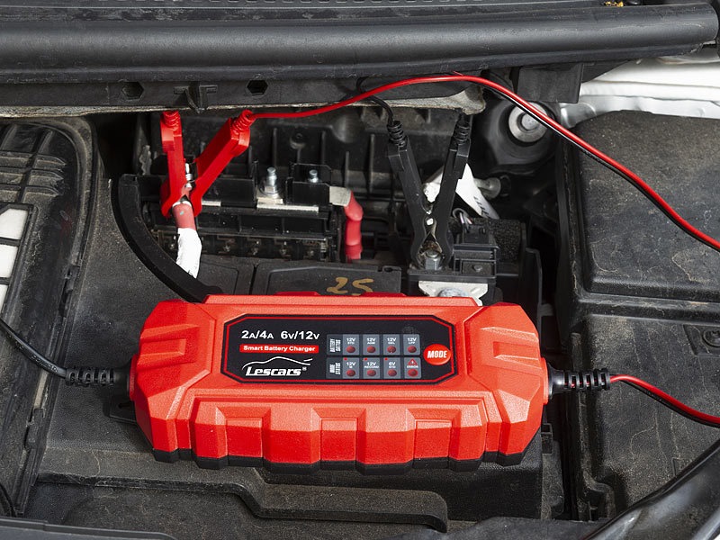Autobatterie ladegerät für 6 und 12 Volt Batterien