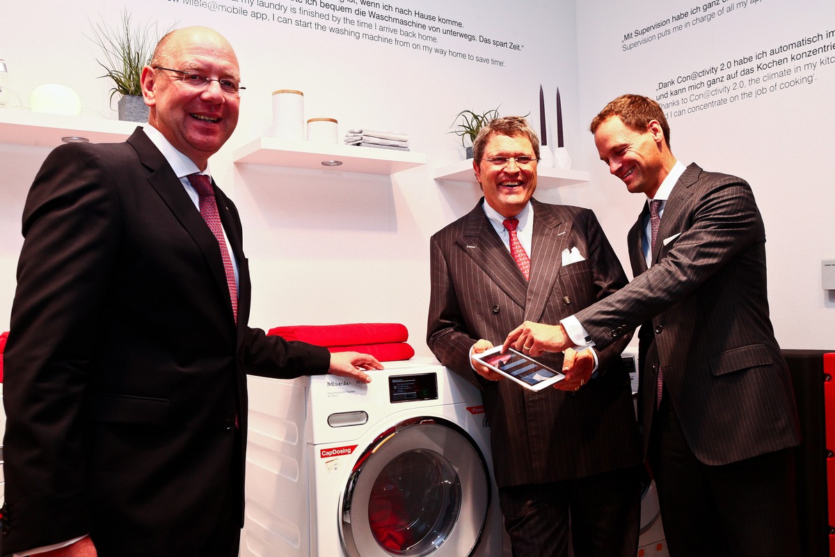 Auf der IFA präsentiert Miele die &quot;sicherlich beste Waschmaschine aller Zeiten&quot; (FOTO)