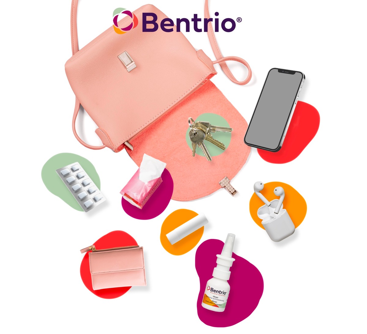 Schlüssel, Handy, Geldbeutel & Bentrio® / Die Must-Haves für die Handtasche