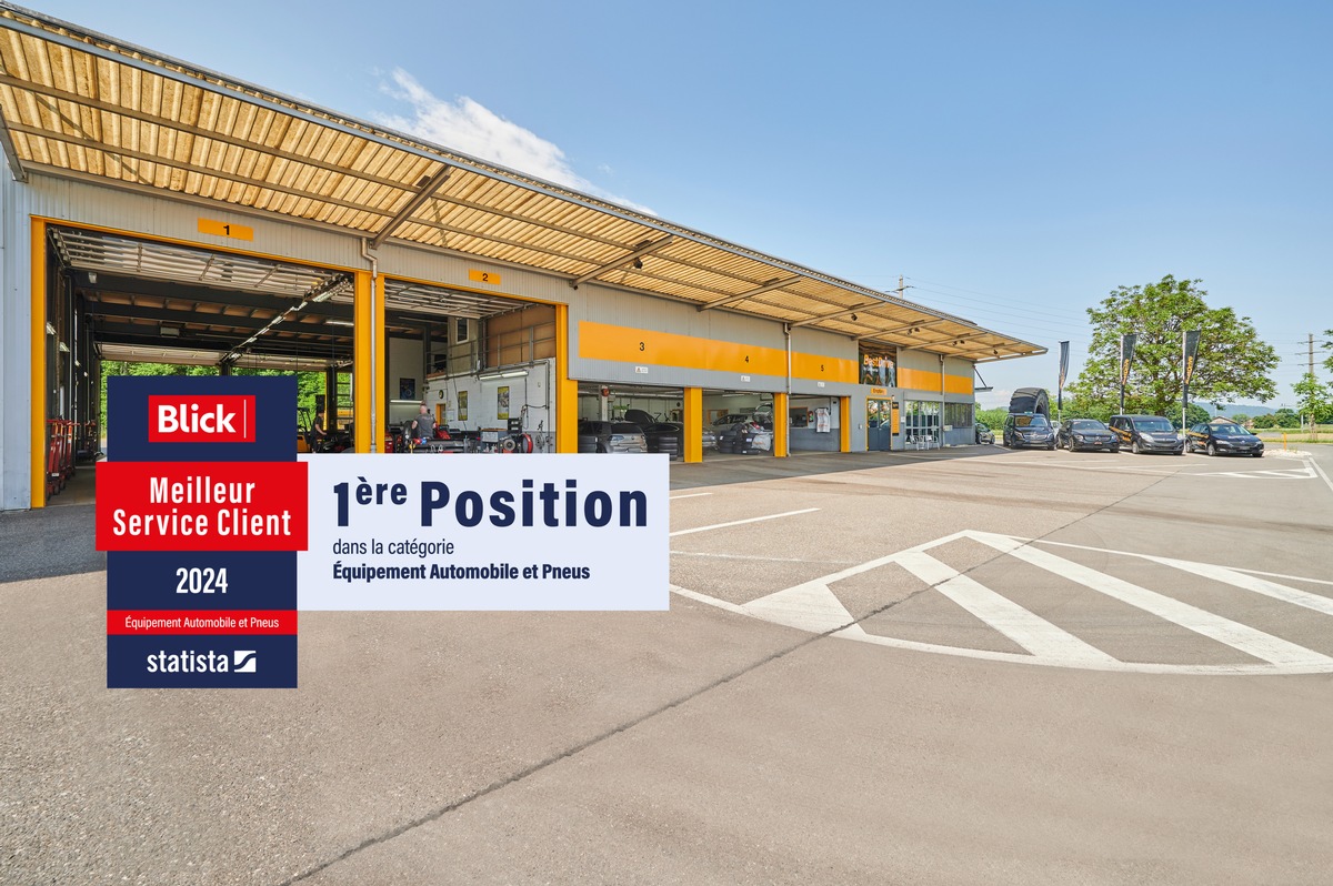 BestDrive by Continental avec «Top Service client» en 1ère place!