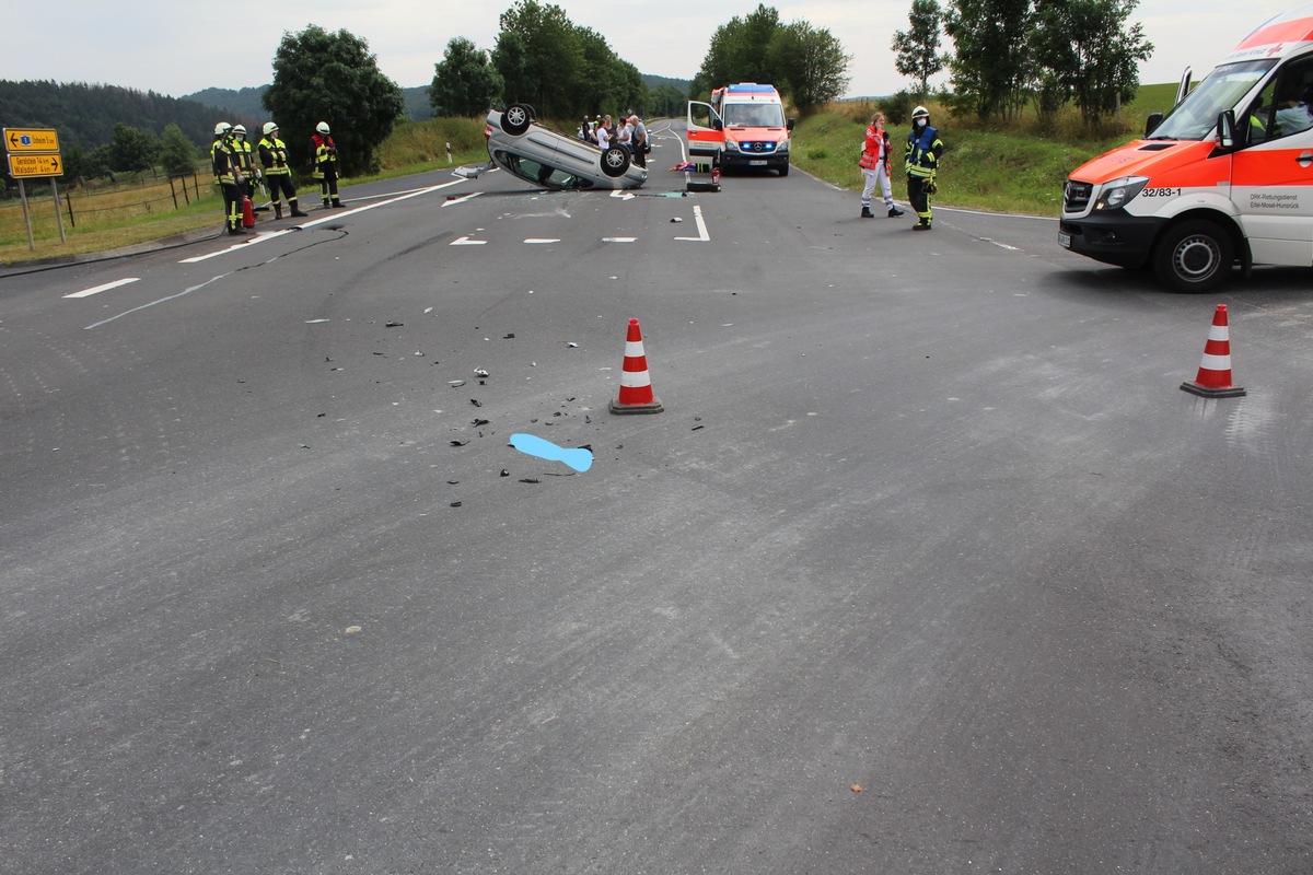 POL-PDWIL: Verkehrsunfall mit Personenschaden auf der L 10/Kerpen