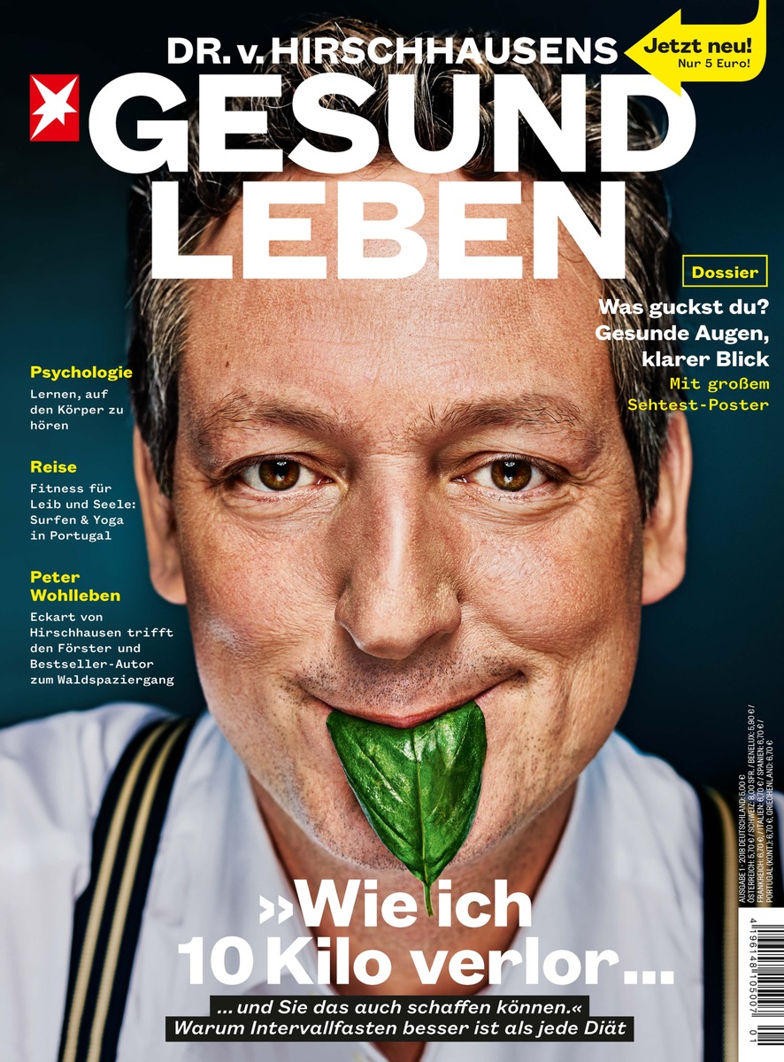 Magazin-Neustart: DR. v. HIRSCHHAUSENS STERN GESUND LEBEN ab 3. Januar im Handel