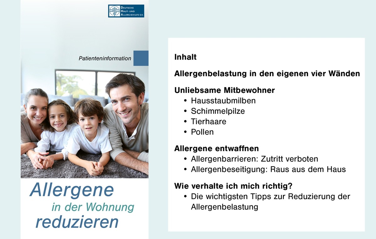 Allergene in der Wohnung reduzieren