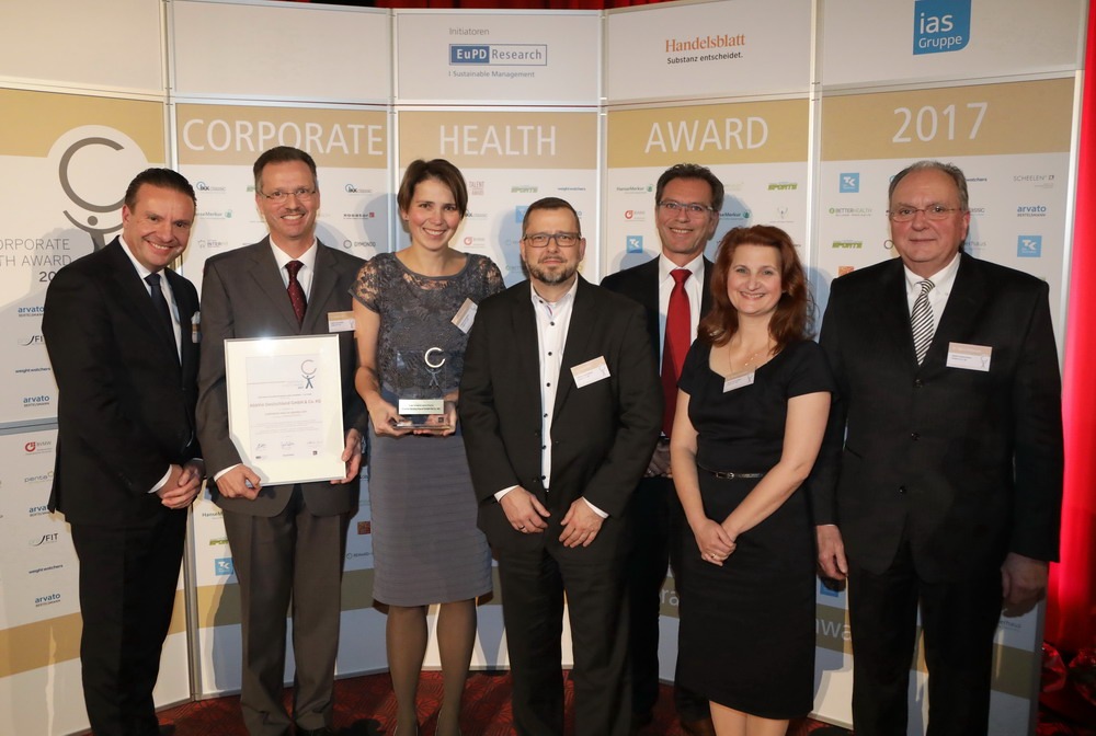 AbbVie Deutschland als Sieger mit Corporate Health Award 2017 ausgezeichnet