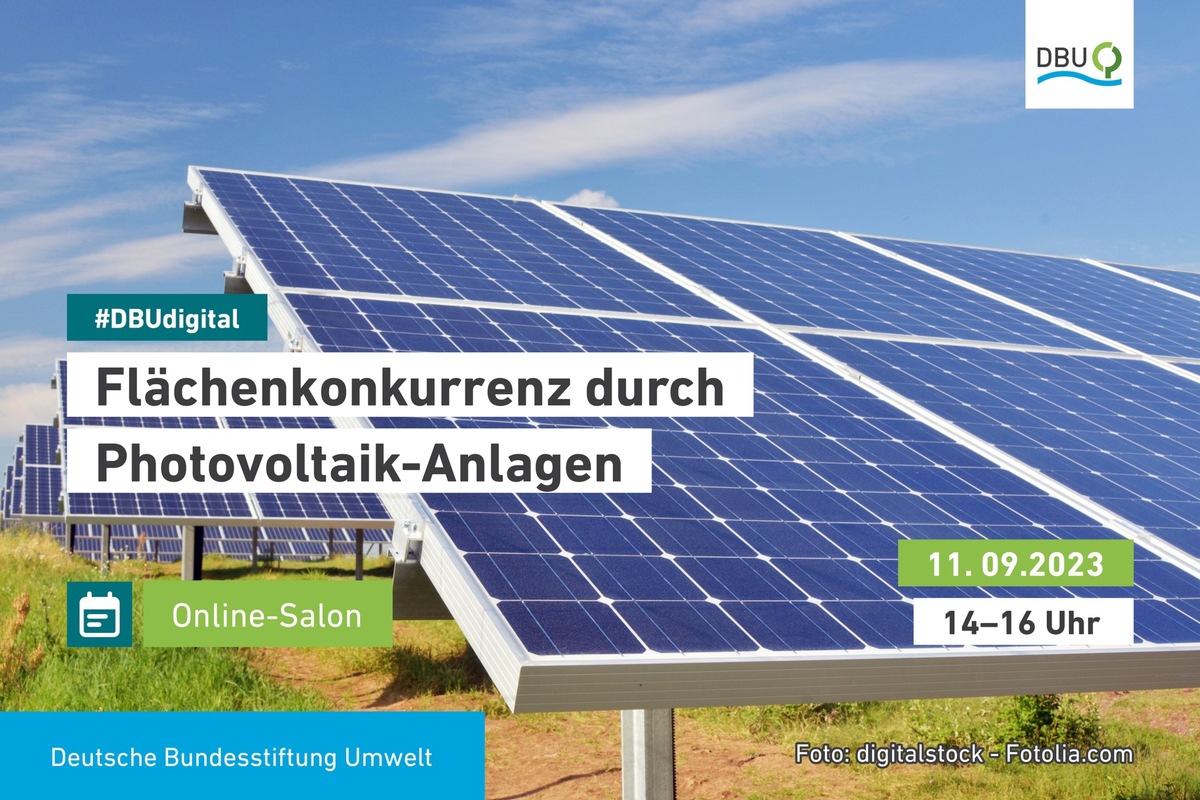 Wie Solarmodule in Flächen integriert werden können – #DBUdigital Online-Salon