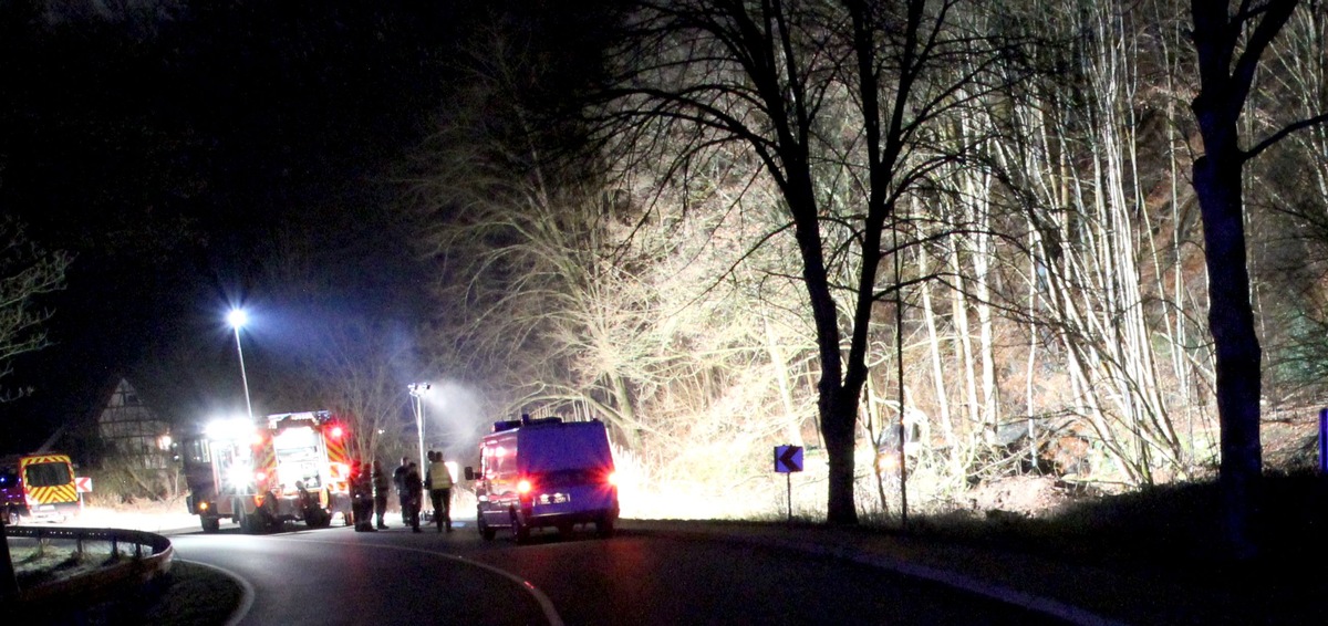 POL-RBK: Overath - schwerer Unfall im Sülztal