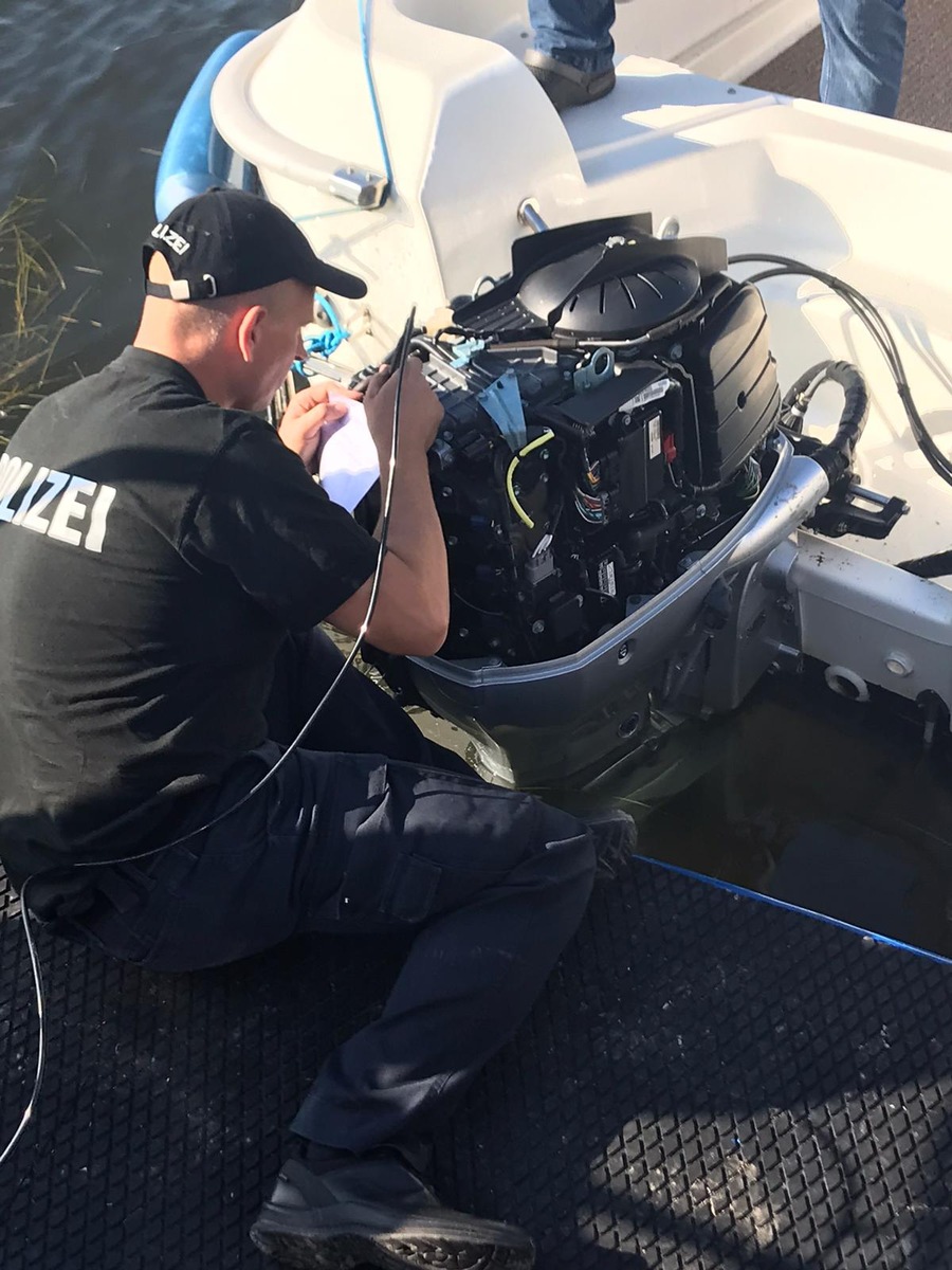 LWSPA M-V: Wasserschutzpolizei Sassnitz bietet Bootsmotorencodierung in Breege(Rügen) an