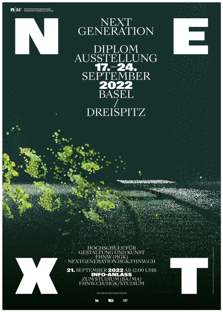 FHNW; Hochschule für Gestaltung und Kunst: NEXT GENERATION 2022 - Diplomausstellung der Hochschule für Gestaltung und Kunst FHNW