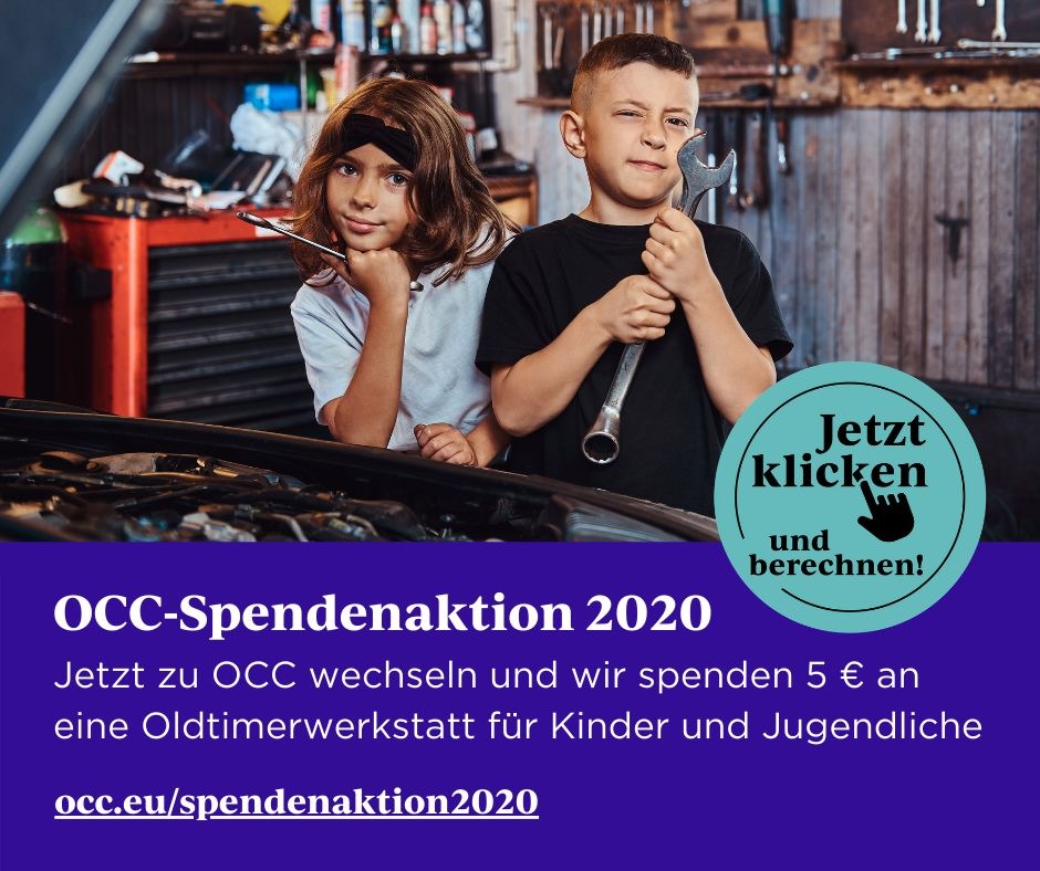 Weil Oldtimer Jung und Alt begeistern / OCC spendet für Kinder- &amp; Jugendprojekt