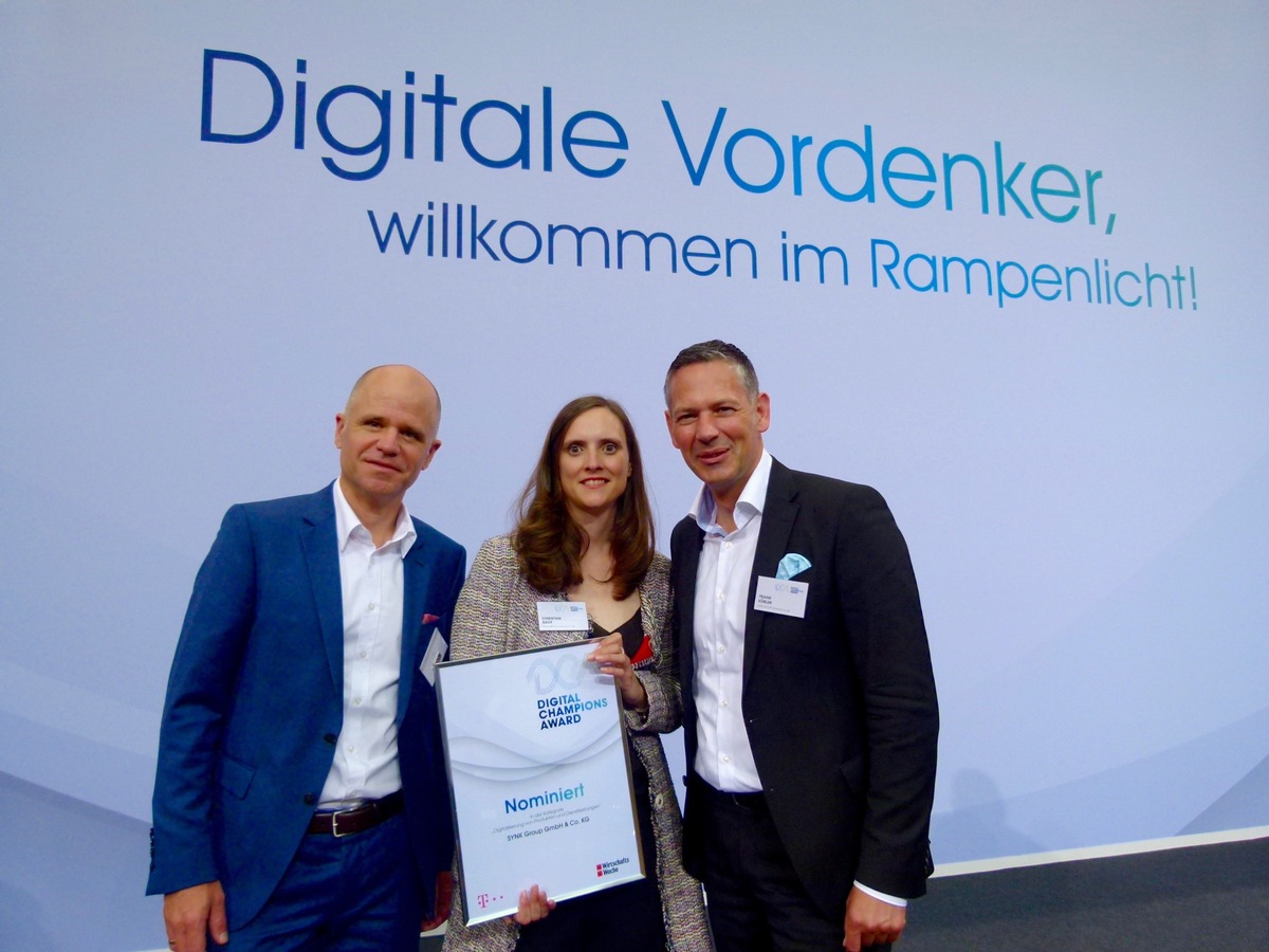 Digitale Vordenker für Human Resources: SYNK GROUP unter den TOP 3 des Digital Champions Awards