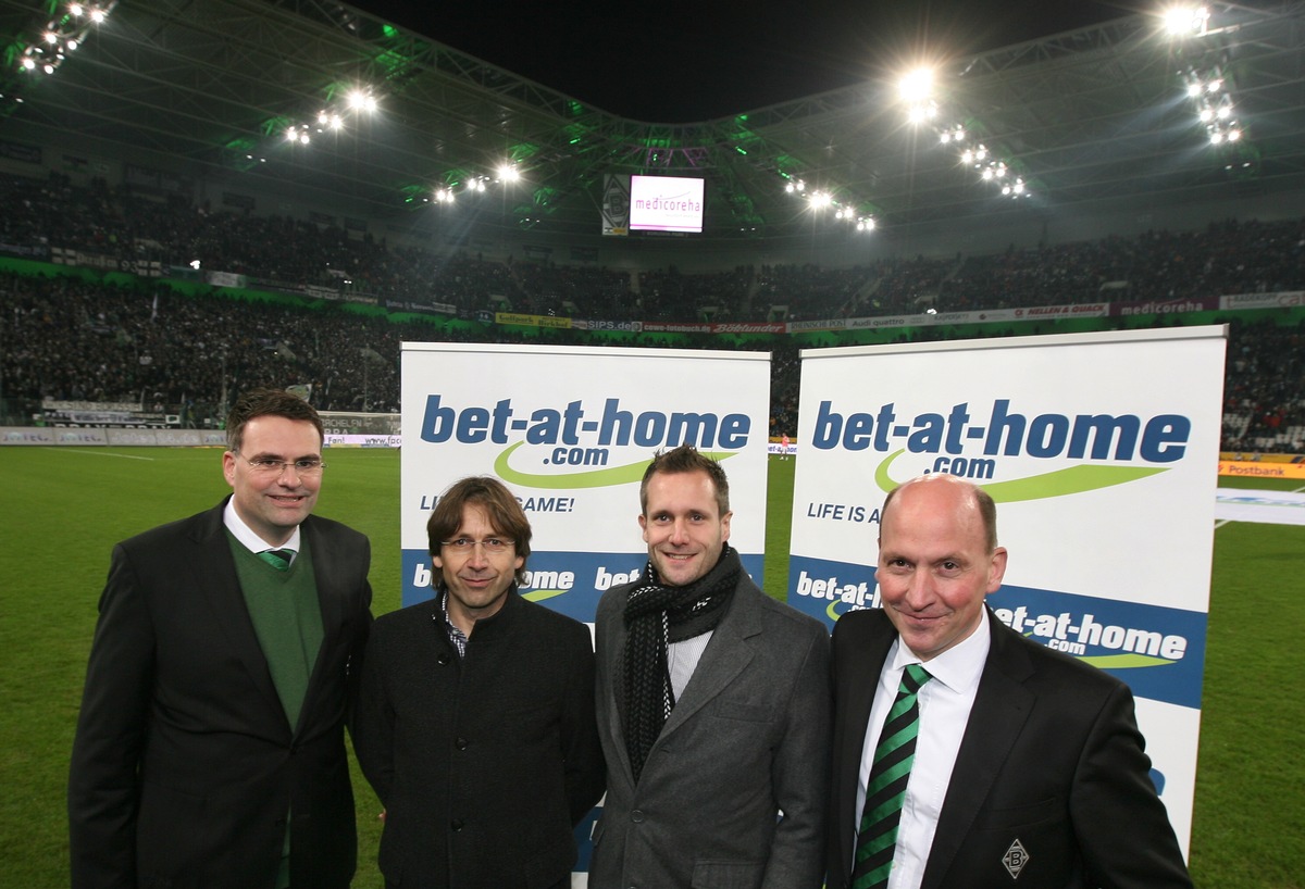 bet-at-home.com neuer Co-Sponsor von Borussia Mönchengladbach