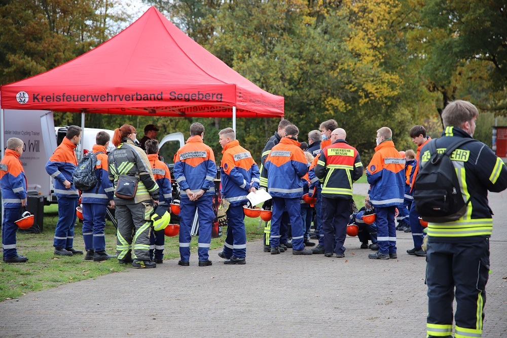 FW-SE: Orientierungsmarsch der Kreisjugendfeuerwehr