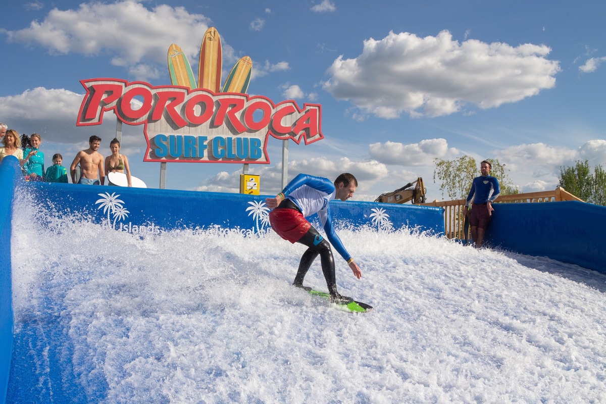 PM: Tropical Islands eröffnet den Pororoca Surf-Club