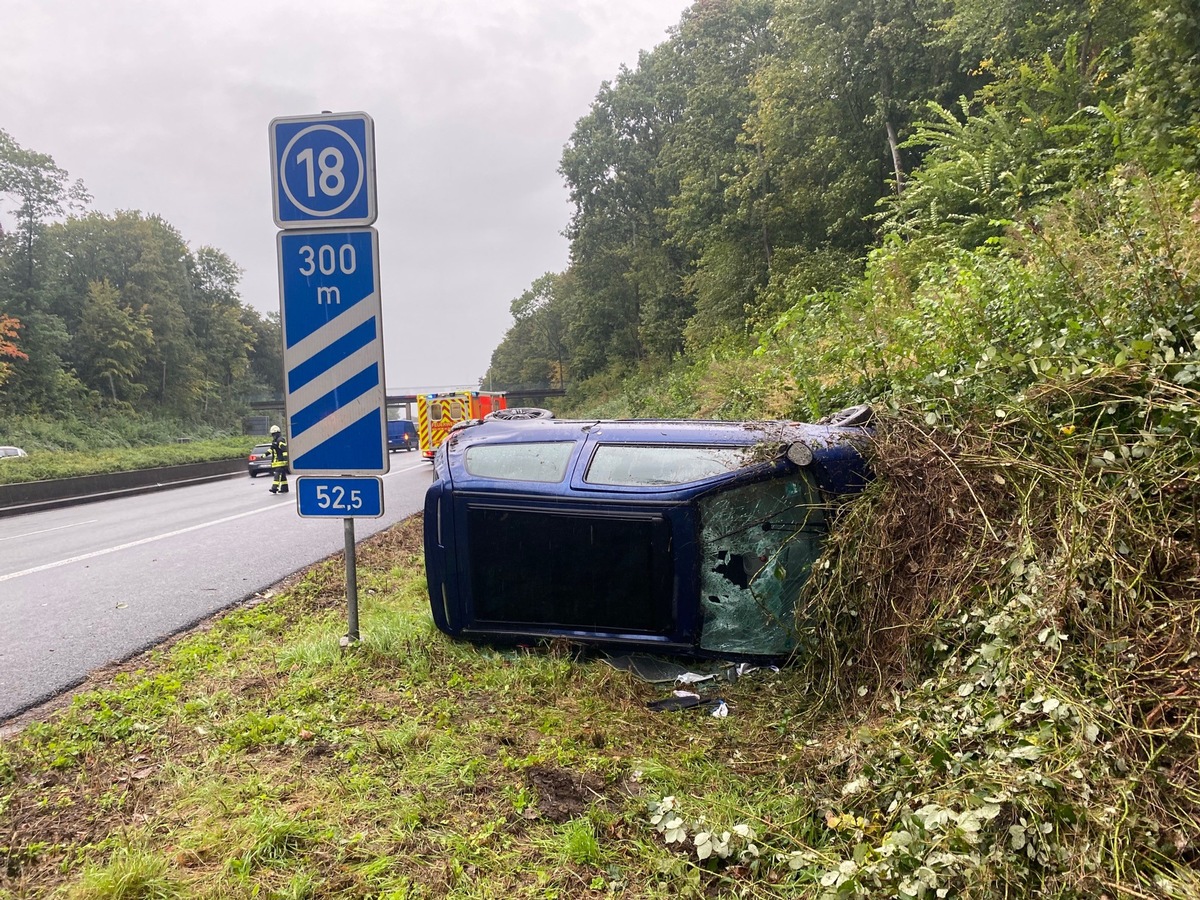 FW-MH: Schwerer Verkehrsunfall auf der A 40