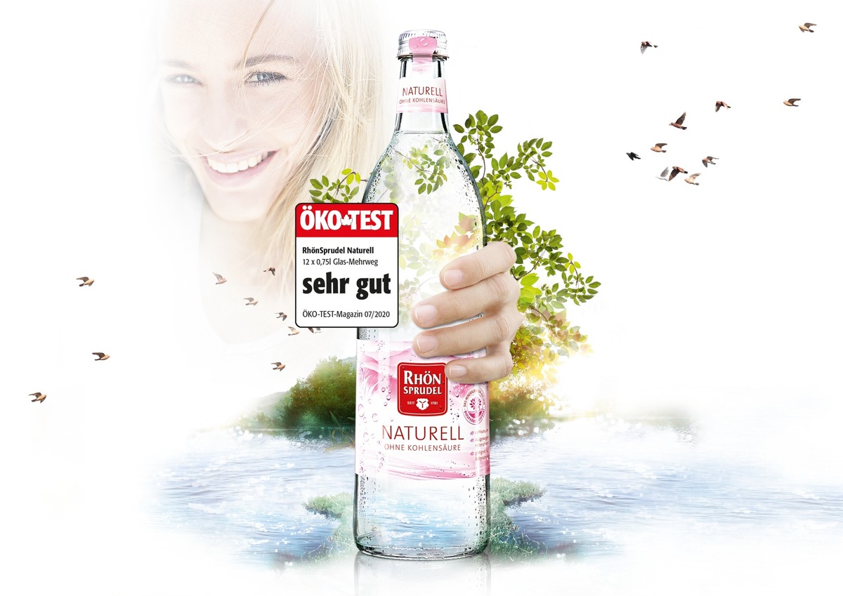 Presseinformation: Großer Mineralwasser-Check in ÖKO-TEST - auch RhönSprudel Naturell mit &quot;sehr gut&quot;