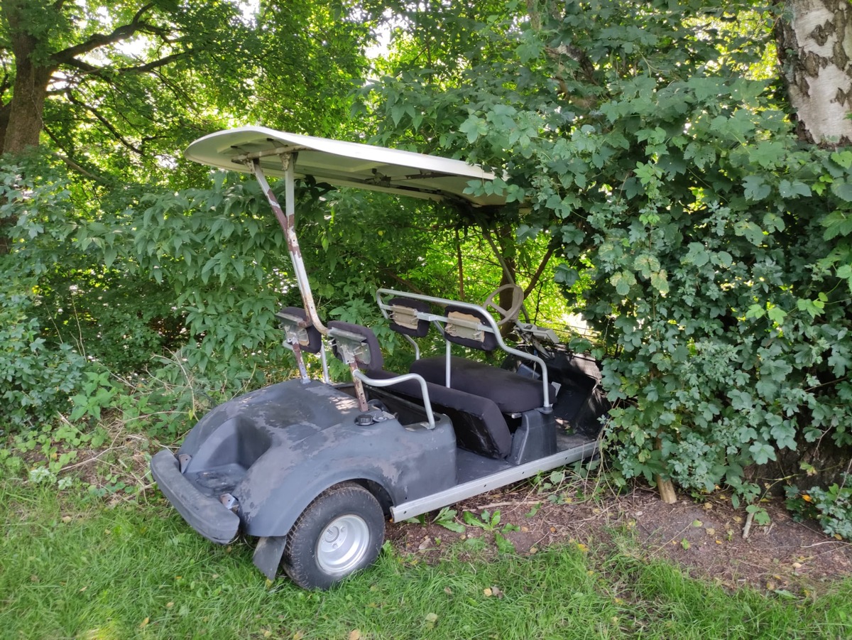 POL-DEL: Stadt Delmenhorst: Fund eines Golf-Cart +++ Eigentümer gesucht