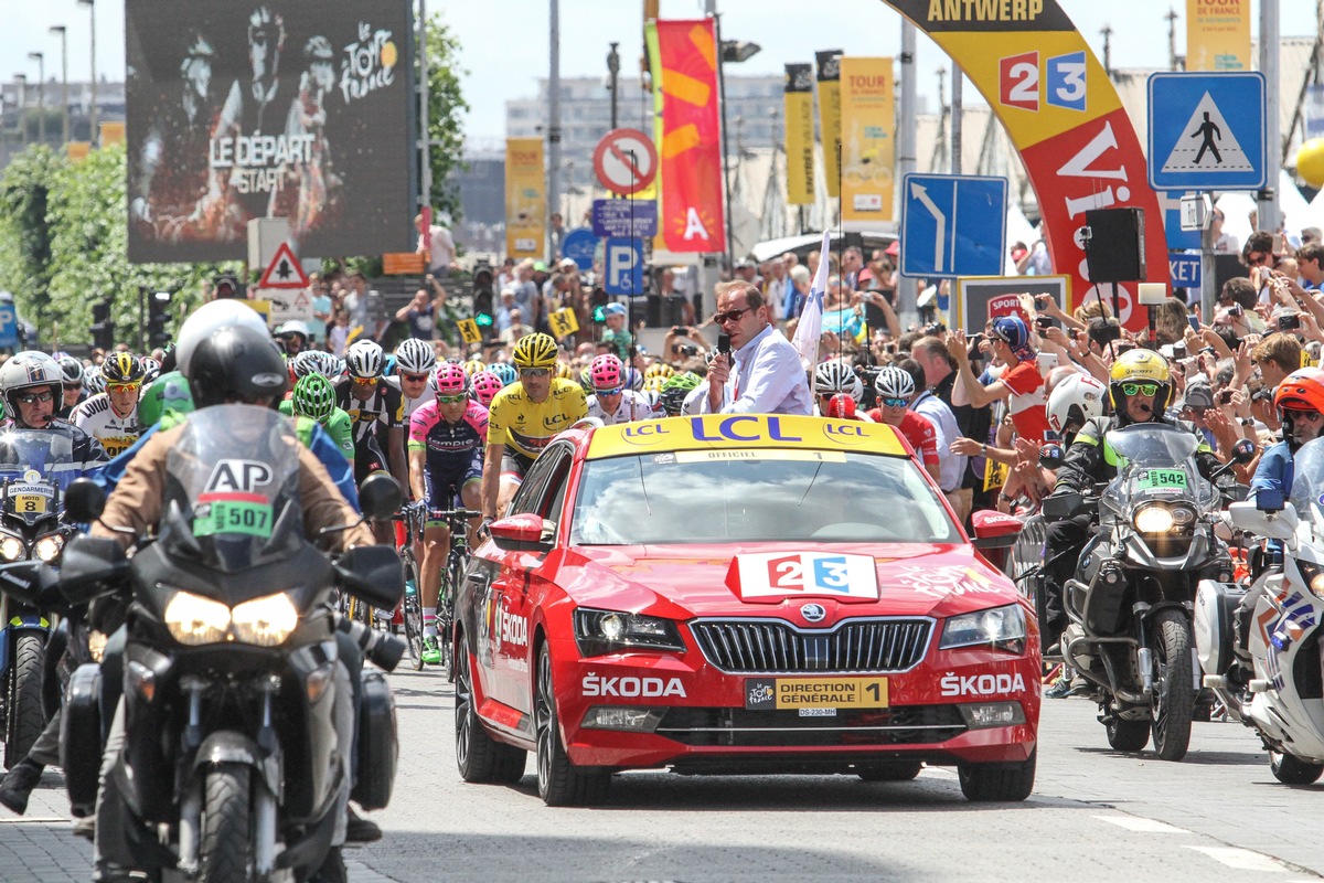 SKODA unterstützt die Tour de France zum 14. Mal (FOTO)