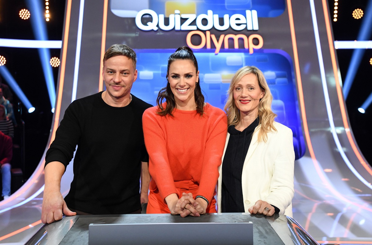 Vom &quot;Boot&quot; zum Olymp: Anna Schudt und Tom Wlaschiha bei Esther Sedlaczek | &quot;Quizduell-Olymp&quot; am Freitag, 10. März, 18:50 Uhr im Ersten