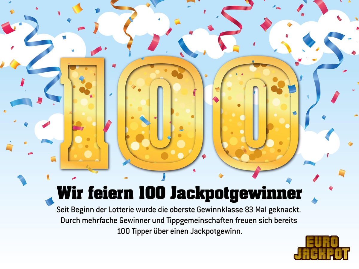 Eurojackpot: 100. Jackpotgewinner gefunden