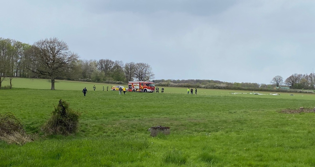 POL-LIP: Horn-Bad Meinberg. Segelflieger abgestürzt - 74-Jähriger tödlich verunglückt.