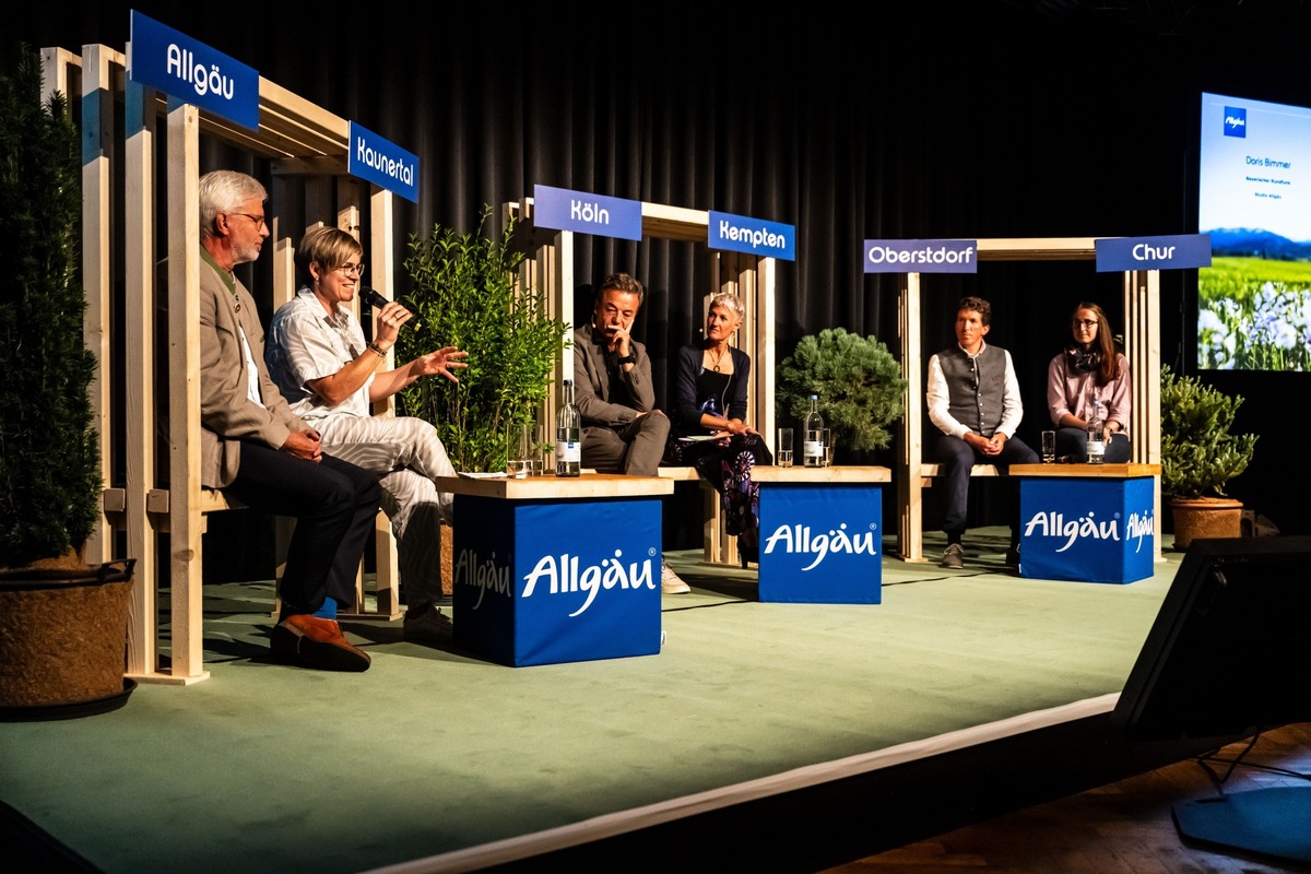 Perspektiven für das Allgäu im Zeichen des Klimawandels - die Diskussion zum Allgäu Tag