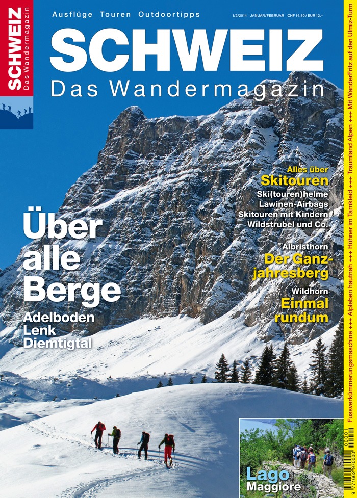 Wandermagazin SCHWEIZ: Über alle Berge / Wanderparadies Adelboden-Lenk-Diemtigtal