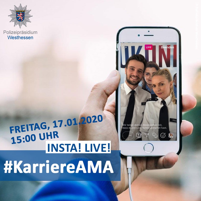 POL-HG: #KarriereAMA zum Polizeiberuf auf Instagram