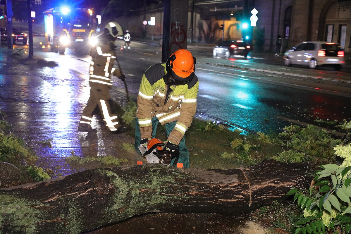 FW Dresden: Informationen zum Einsatzgeschehen der Feuerwehr Dresden vom 18. - 19. Februar 2022