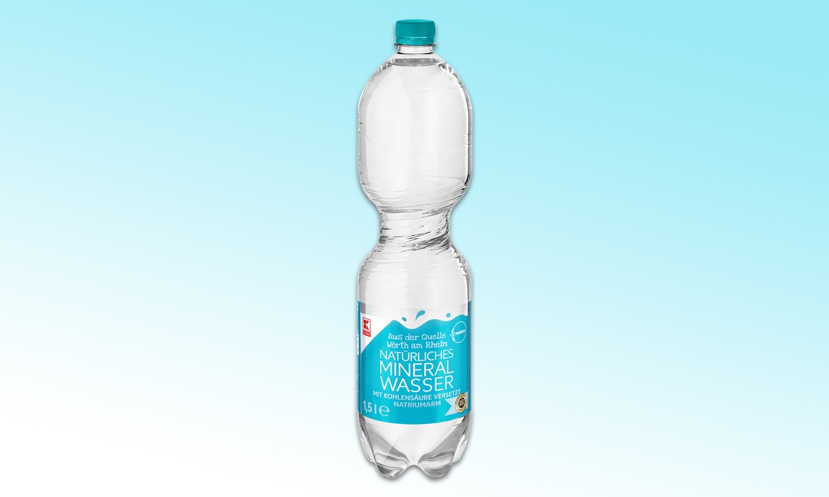 K-Classic Mineralwasser überzeugt bei Öko-Test mit Inhalt und Verpackung