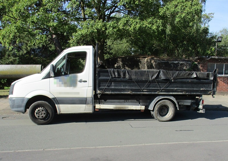 POL-ST: Lotte, Lkw völlig überladen