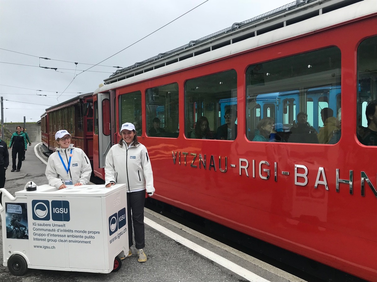 Medienmitteilung: &quot;Gipfeltreffen gegen Littering: IGSU-Botschafter auf der Rigi&quot;