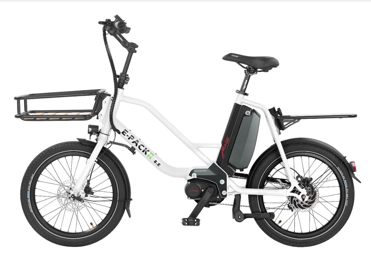 Neu: Lastenrad im E-Bike-Programm der ADAC SE / Kompaktes Metz-Lastenrad &quot;Made in Germany&quot; bei ADAC e-Ride / Robustes, variables Trägersystem mit hoher Zuladung / Preisvorteil für ADAC Mitglieder