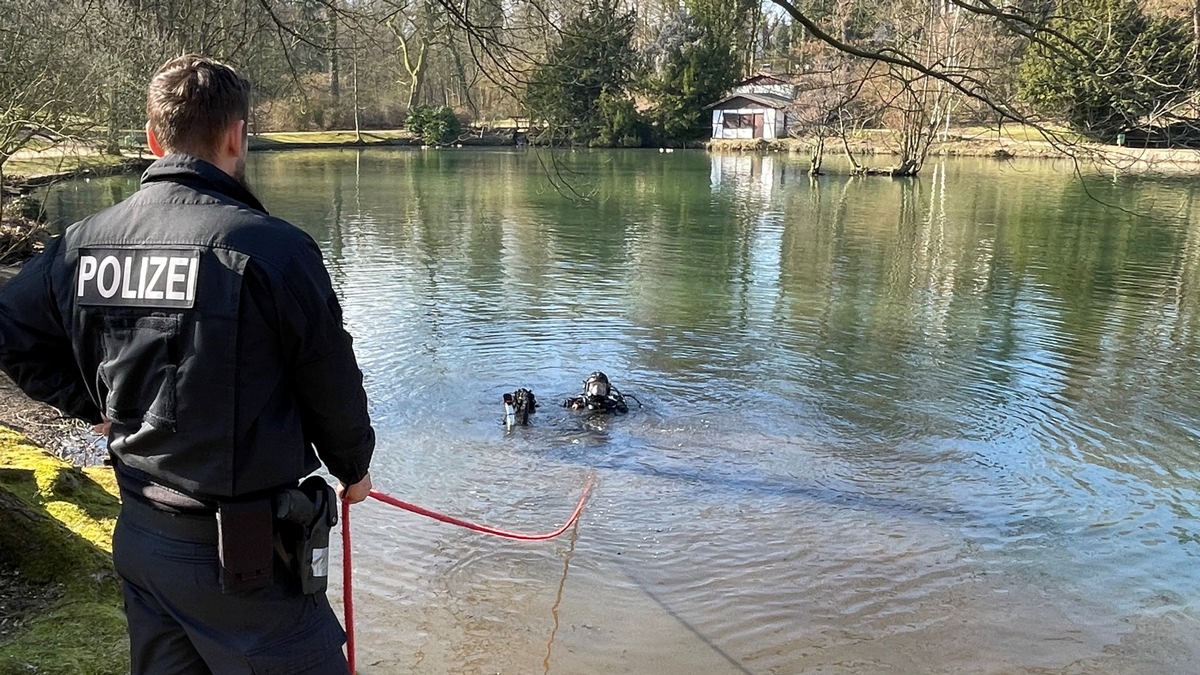 POL-OS: Polizei-Taucher auf der Suche nach Diebesgut