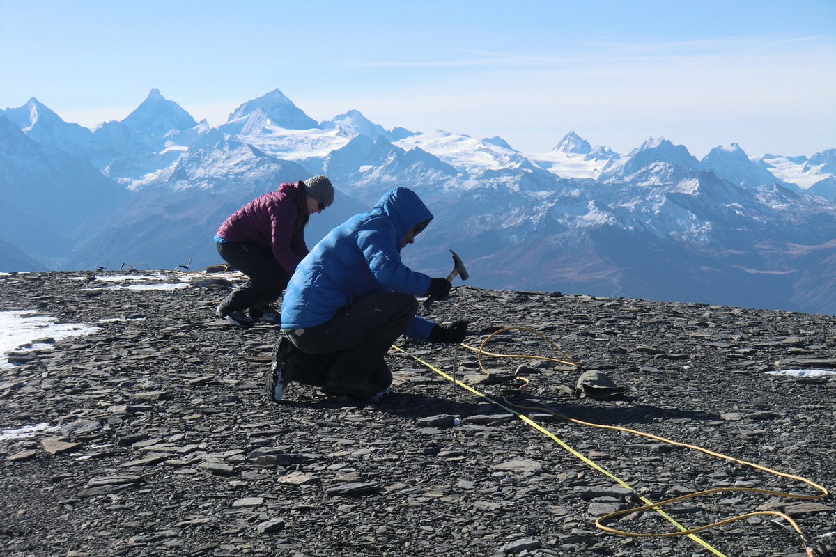 Der Permafrost in den Alpen taut auf