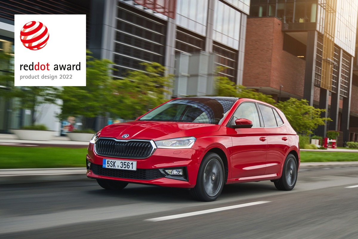 Neuer SKODA FABIA erhält Red Dot Award für besonders gelungenes Produktdesign