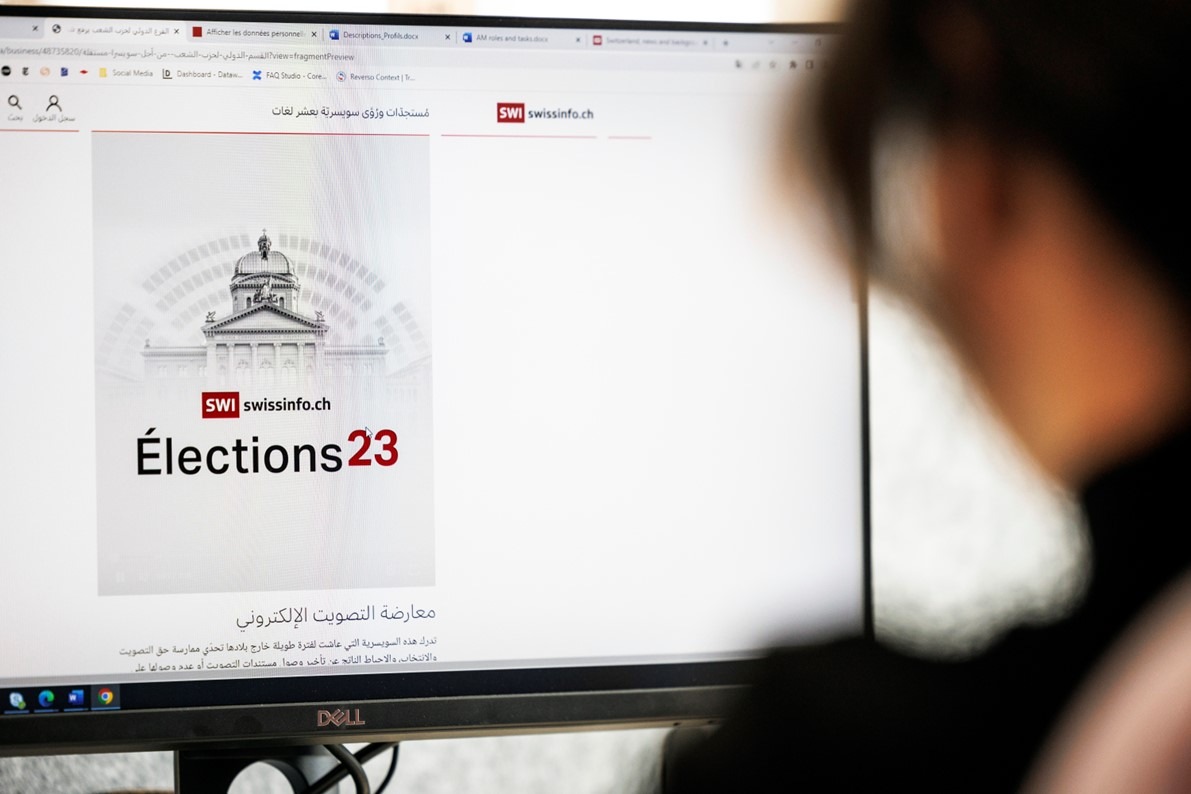 SWI swissinfo.ch fait vivre les élections fédérales 2023 en direct à l&#039;étranger