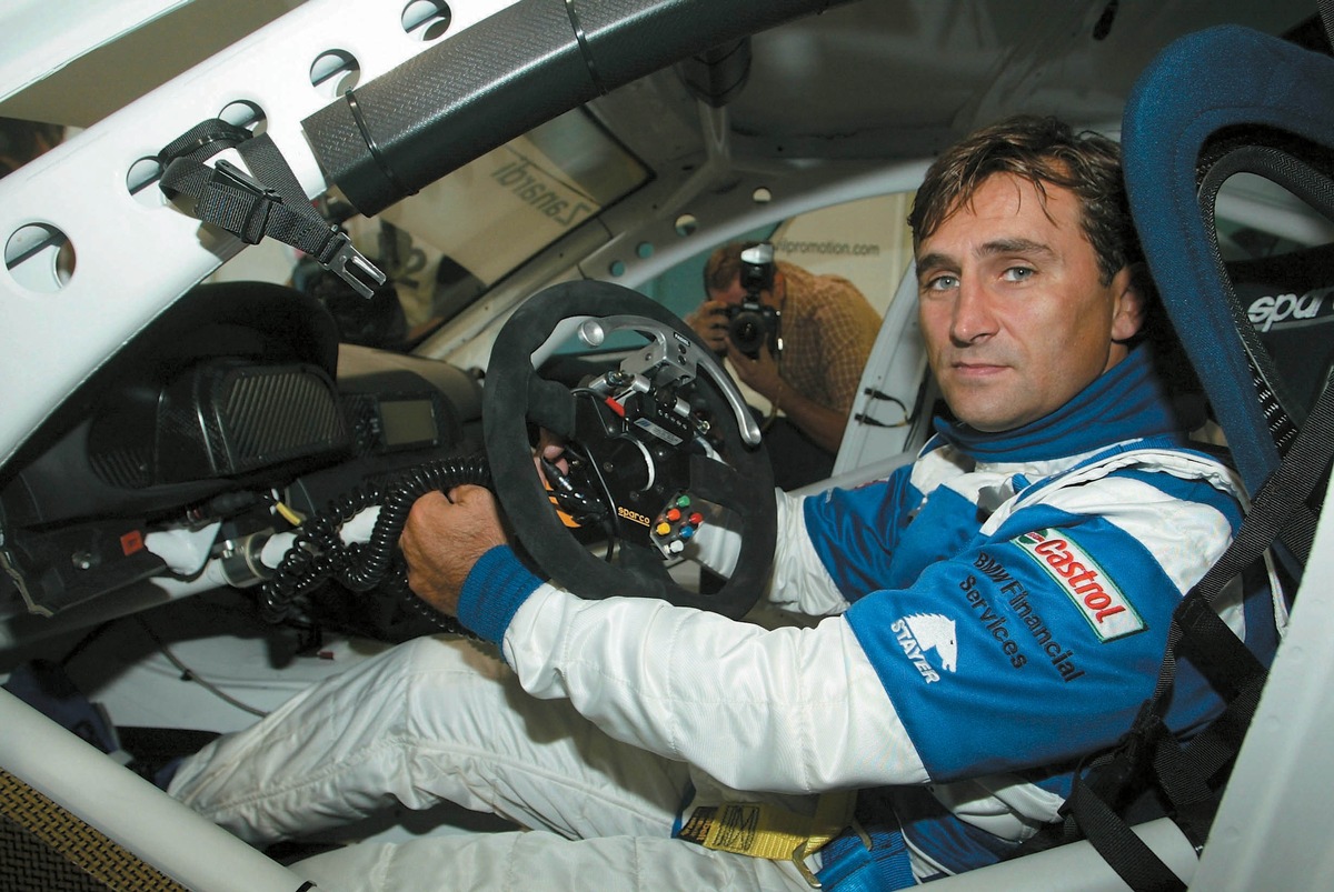 Alex Zanardi beim LG Super Racing Weekend am Hockenheimring