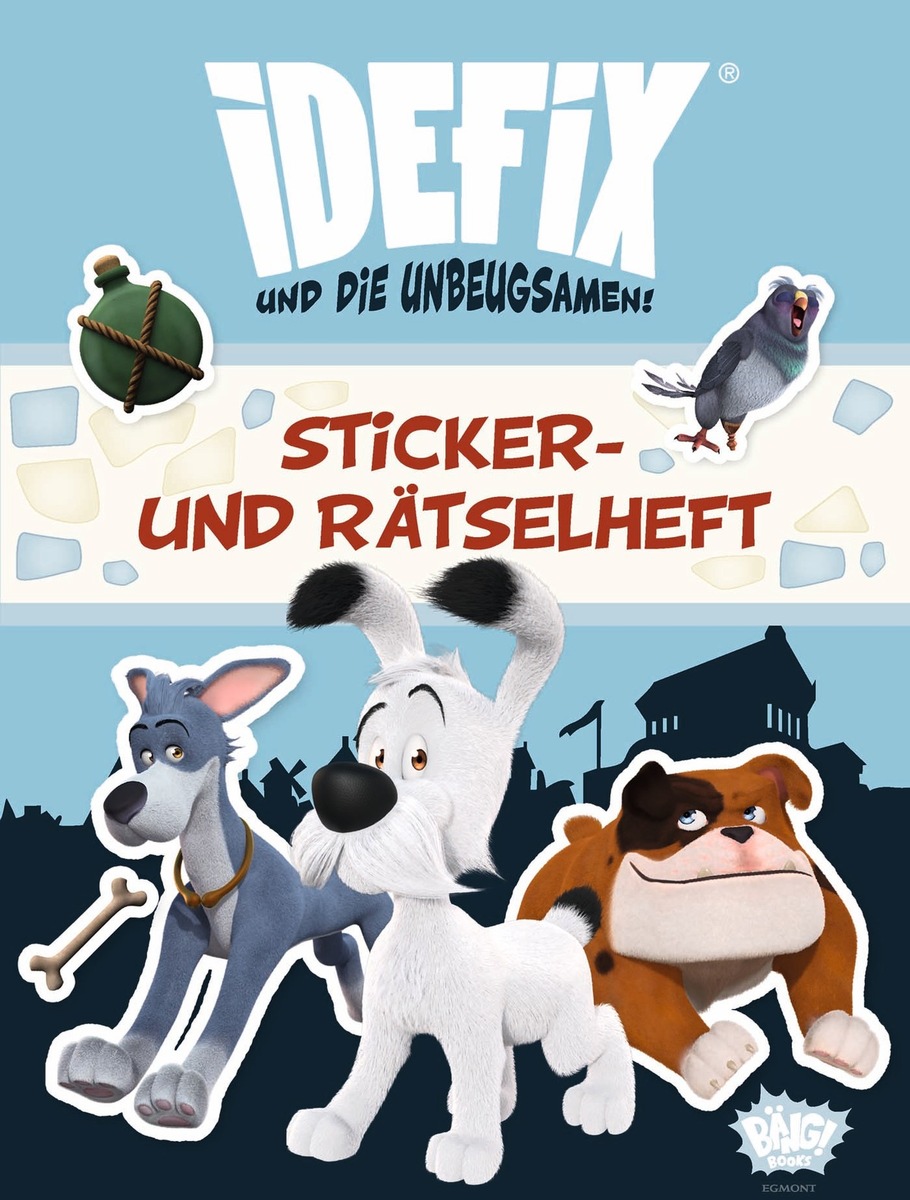 Egmont BÄNG! Books bringt Sticker- und Rätselspaß mit Idefix!