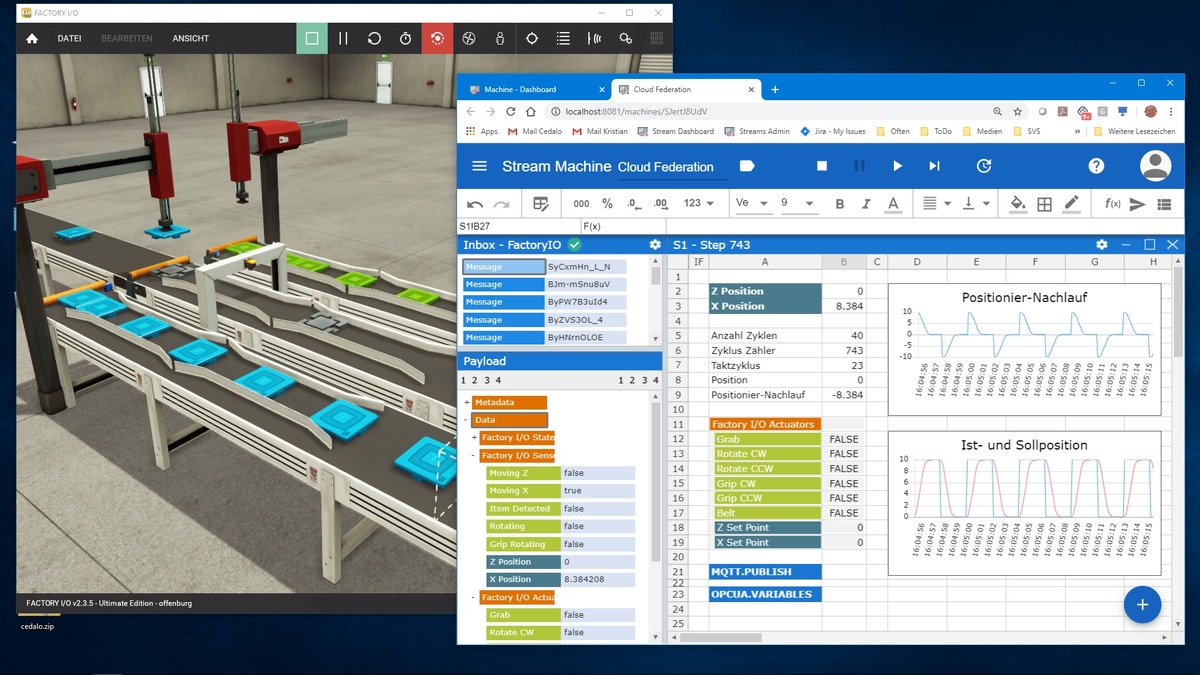 Hannovermesse 2019: Mit Streamsheets und Excel-Kenntnissen Zeit und Geld bei der Modellierung von IoT-Anwendungen sparen / Cedalo kündigt die Verfügbarkeit ihrer neuen &quot;All-in-One&quot; IoT Plattform an