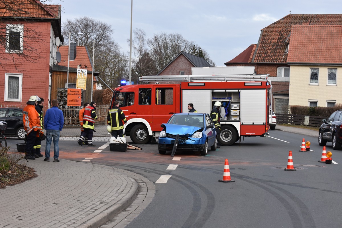 POL-HI: Verkehrsunfall mit zwei verletzten Personen